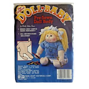 Martha Nelson Thomas The Original Doll Baby Pre-Sewn Doll Body Kit 3092B New